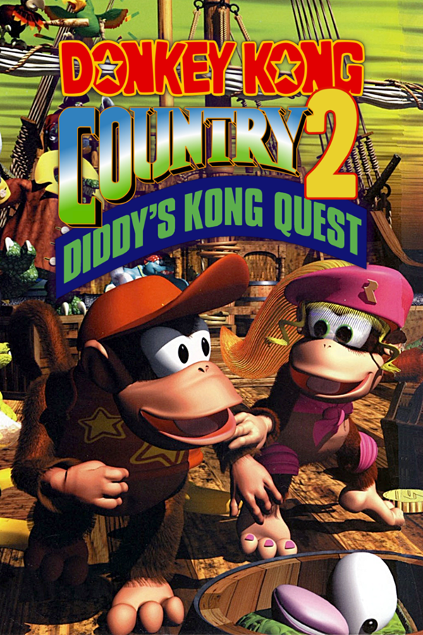 Donkey Kong Country 2: Diddy's Kong Quest Box Art